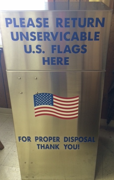 Flag Disposal Box